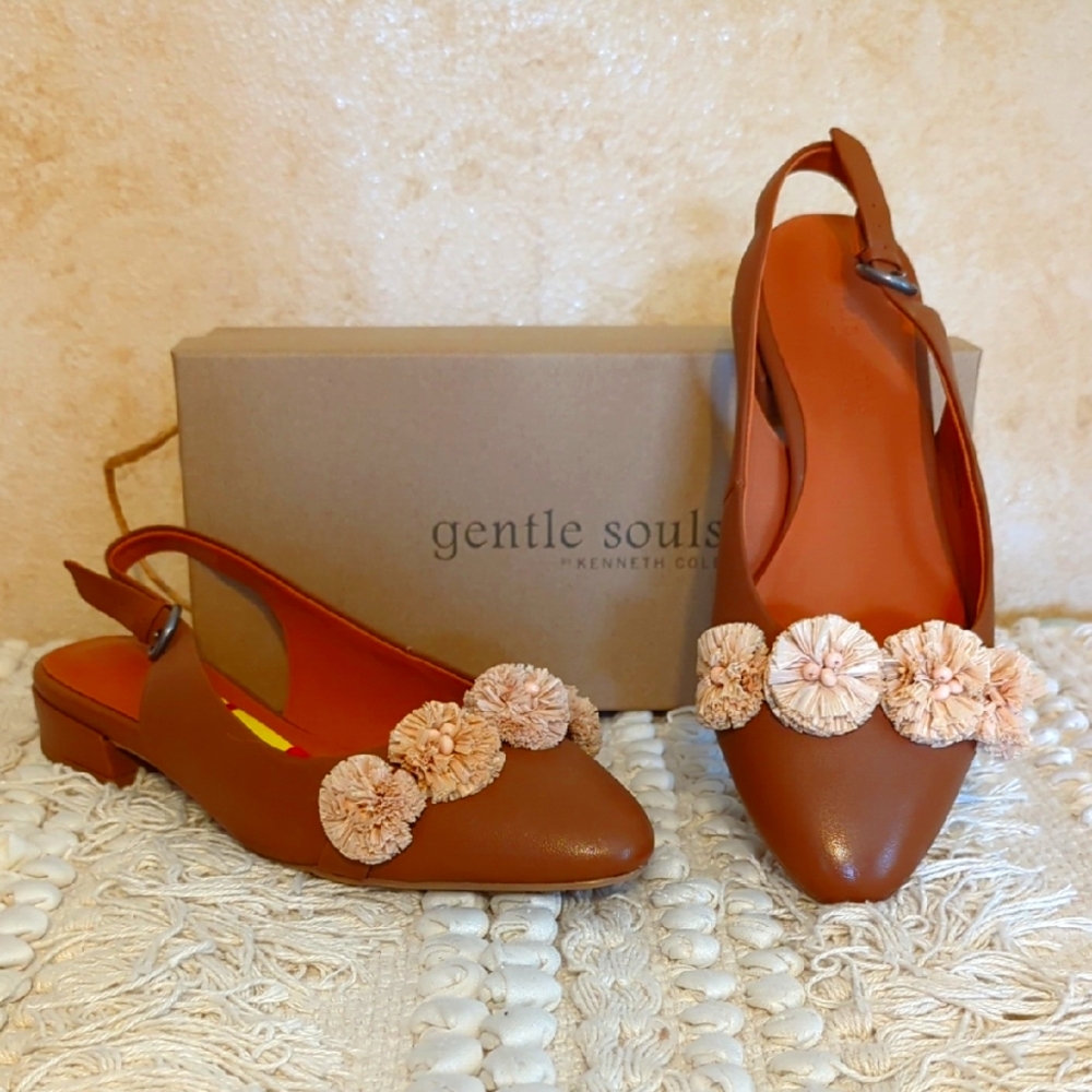 Gentle Souls NIB Leather Flats 10 M